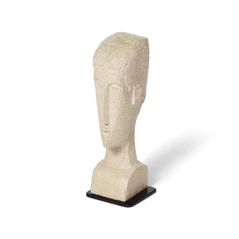 Hot Amedeo Modigliani: Medium Stone Tête Sculpture Sculpture