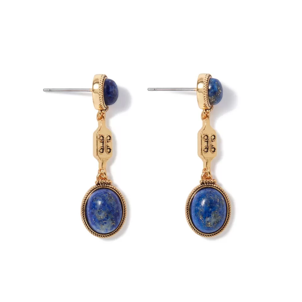 Outlet Ancient Gems Triple-Drop Lapis Earrings Earrings