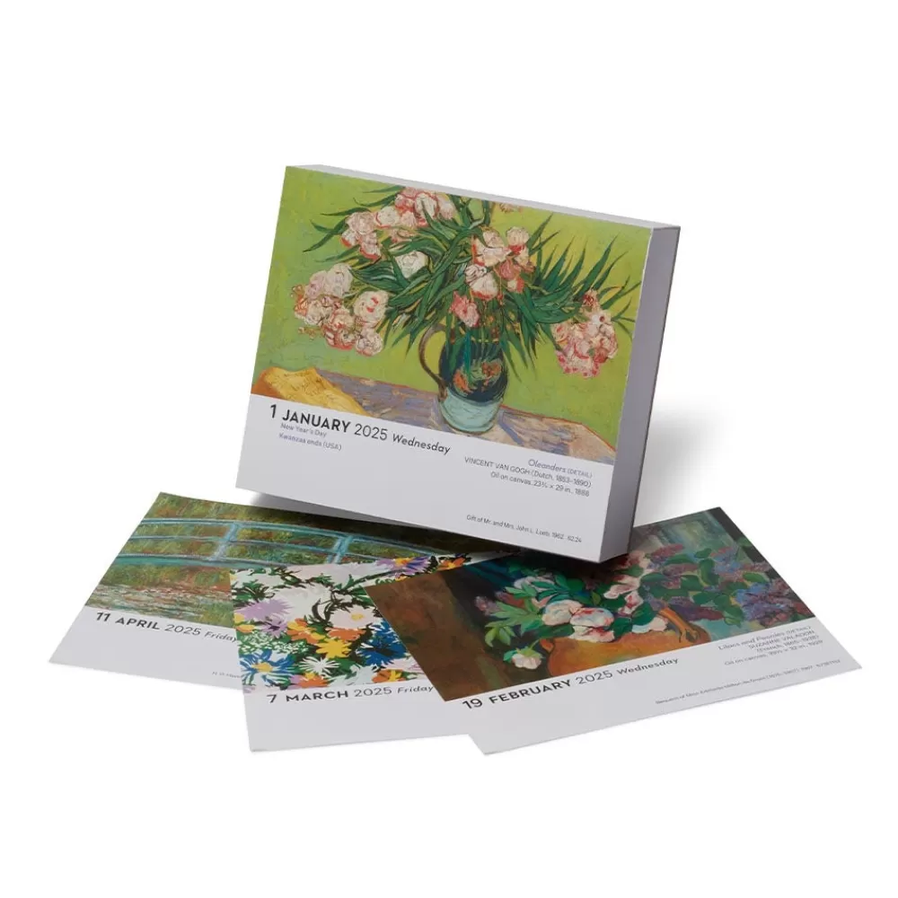 Fashion Art of Flowers Day-to-Day Calendar 2025 Calendars