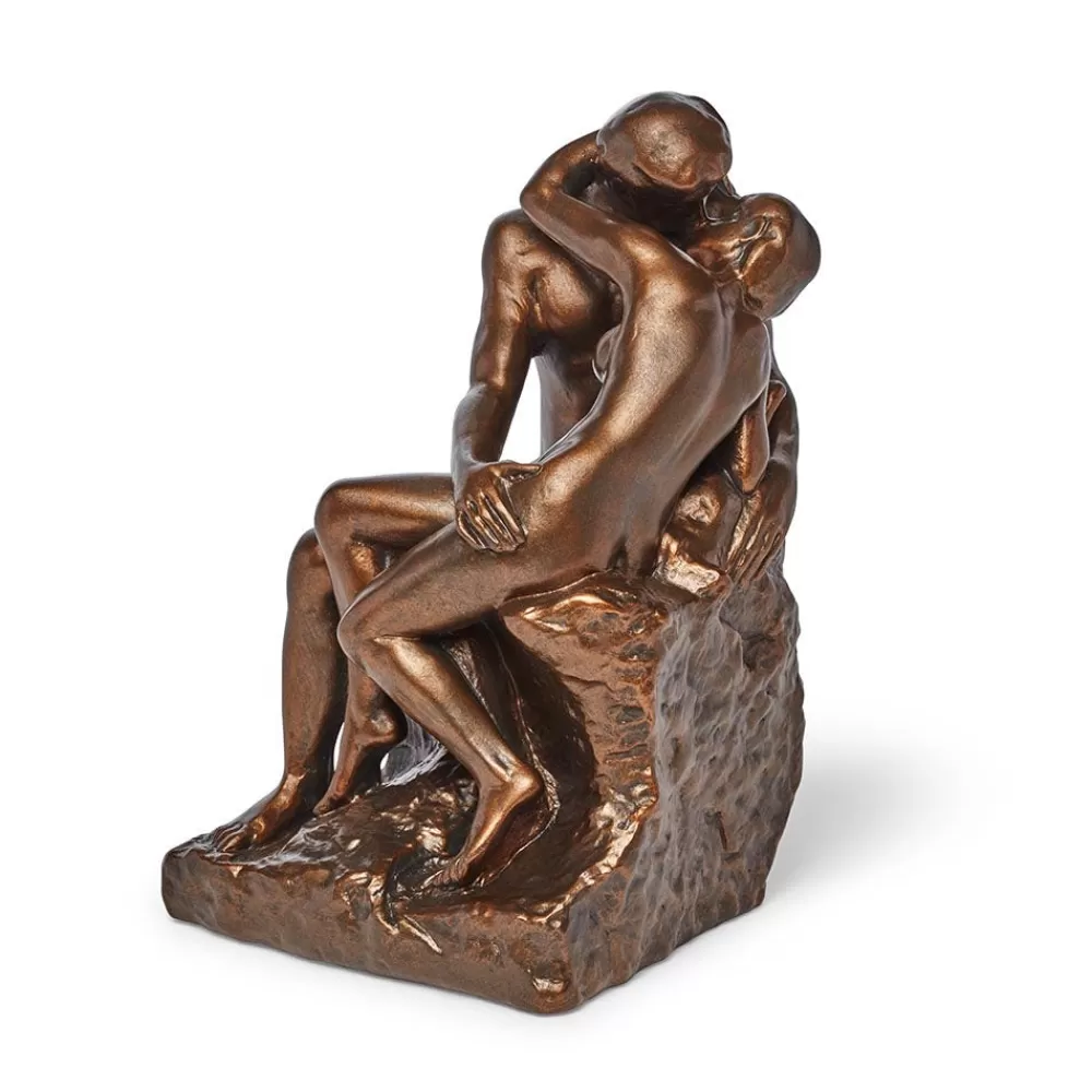 Cheap Auguste Rodin: The Kiss Bronze-Toned Sculpture Sculpture