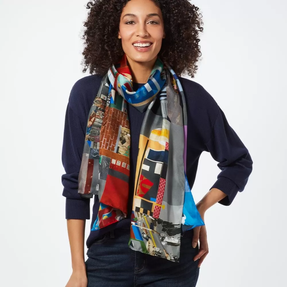 Online Bearden The Block Oblong Silk Scarf Scarves & Wraps