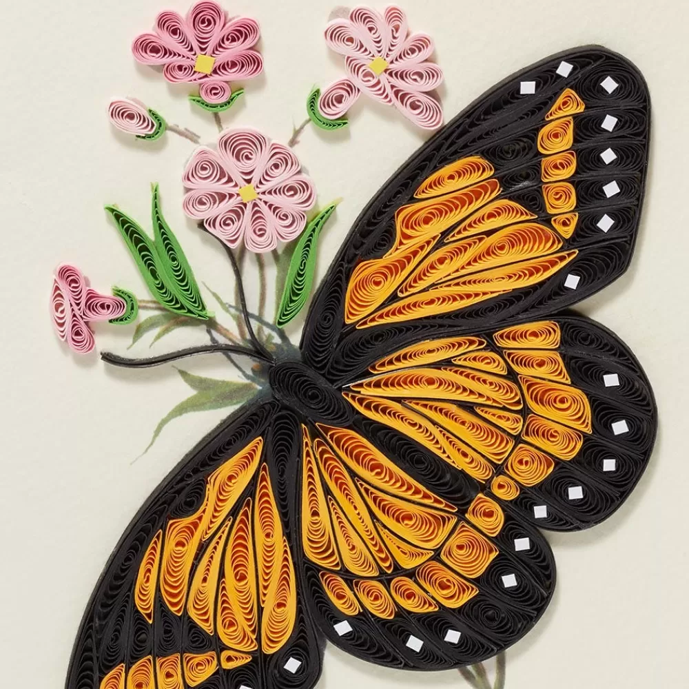 Clearance Butterfly Quilled Card Notecards & Correspondence