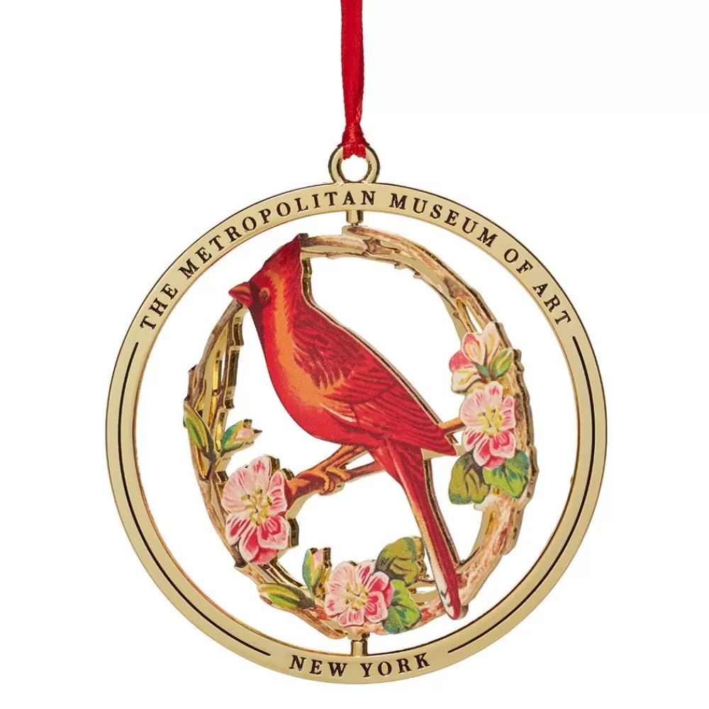 Shop Cardinal Grosbeak Spinning Ornament Ornaments