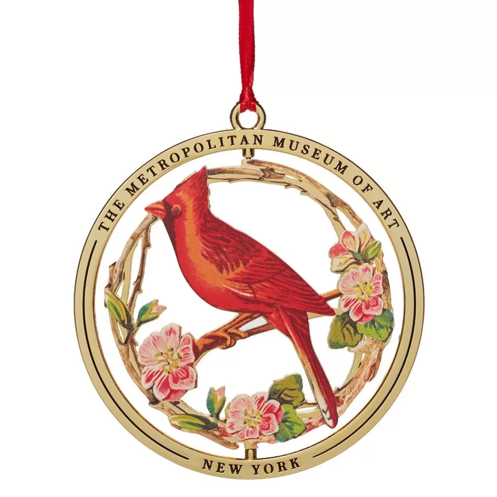 Shop Cardinal Grosbeak Spinning Ornament Ornaments