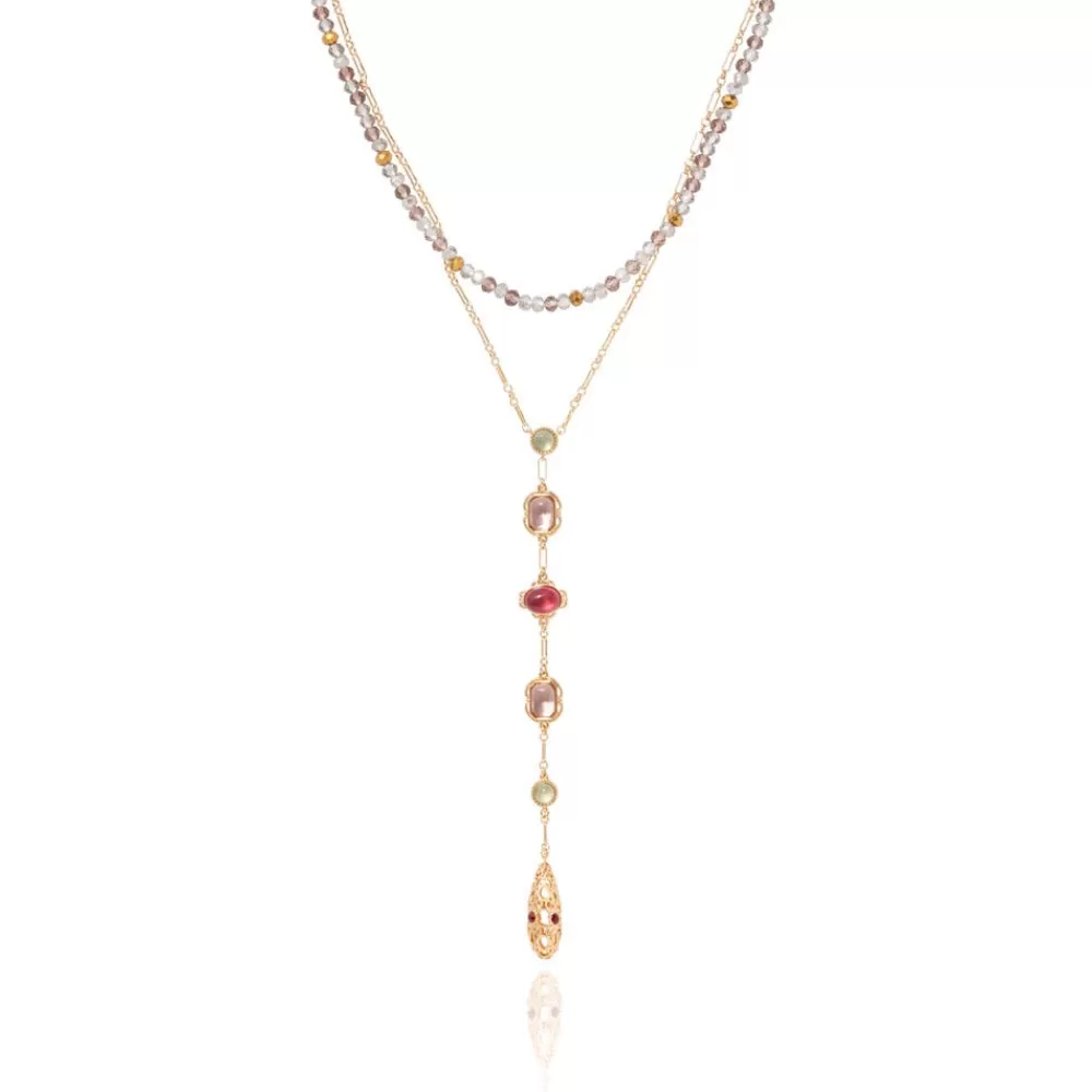 New Cascading Gems Y-Necklace Necklaces