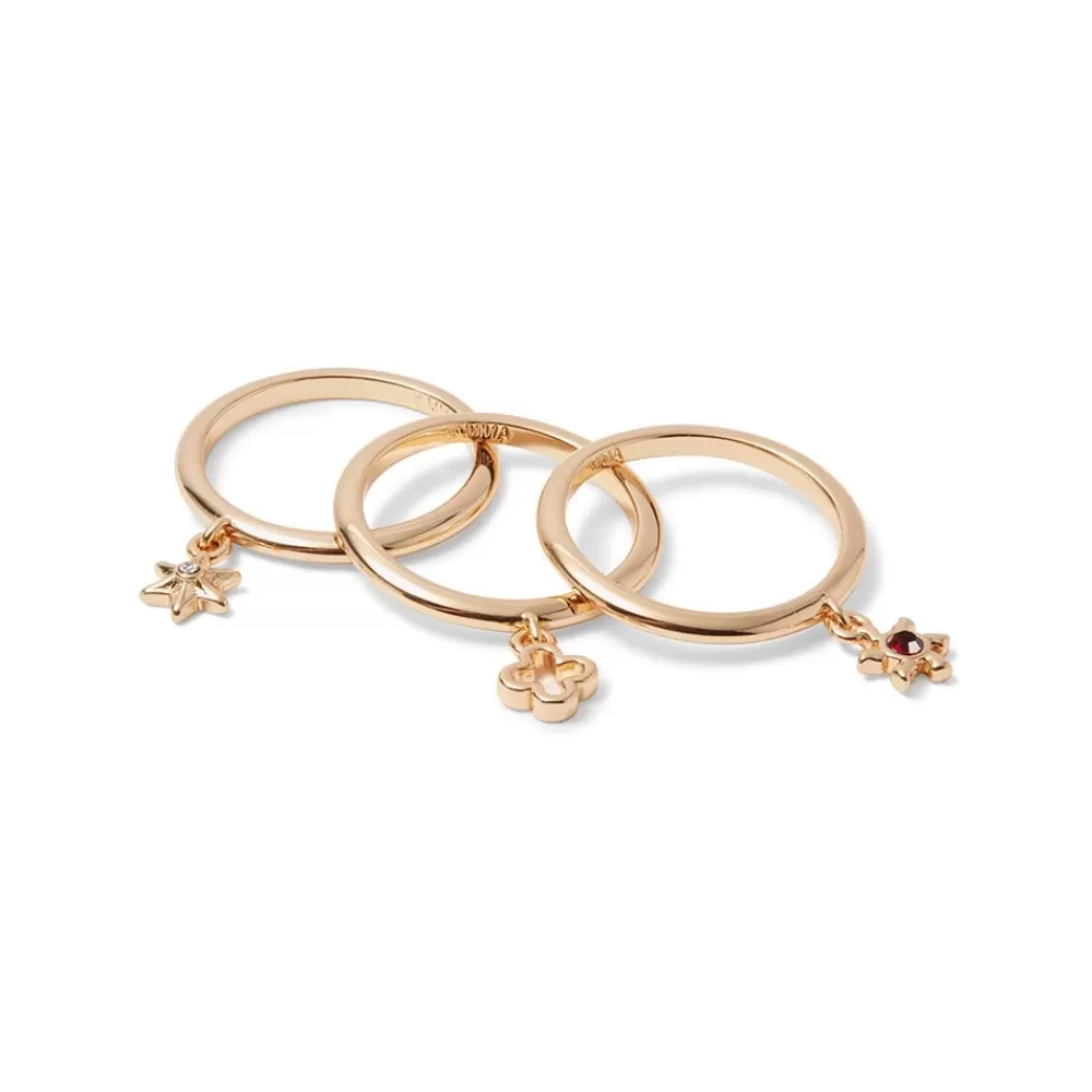 Fashion Celestial Symbols Stacking Ring Rings