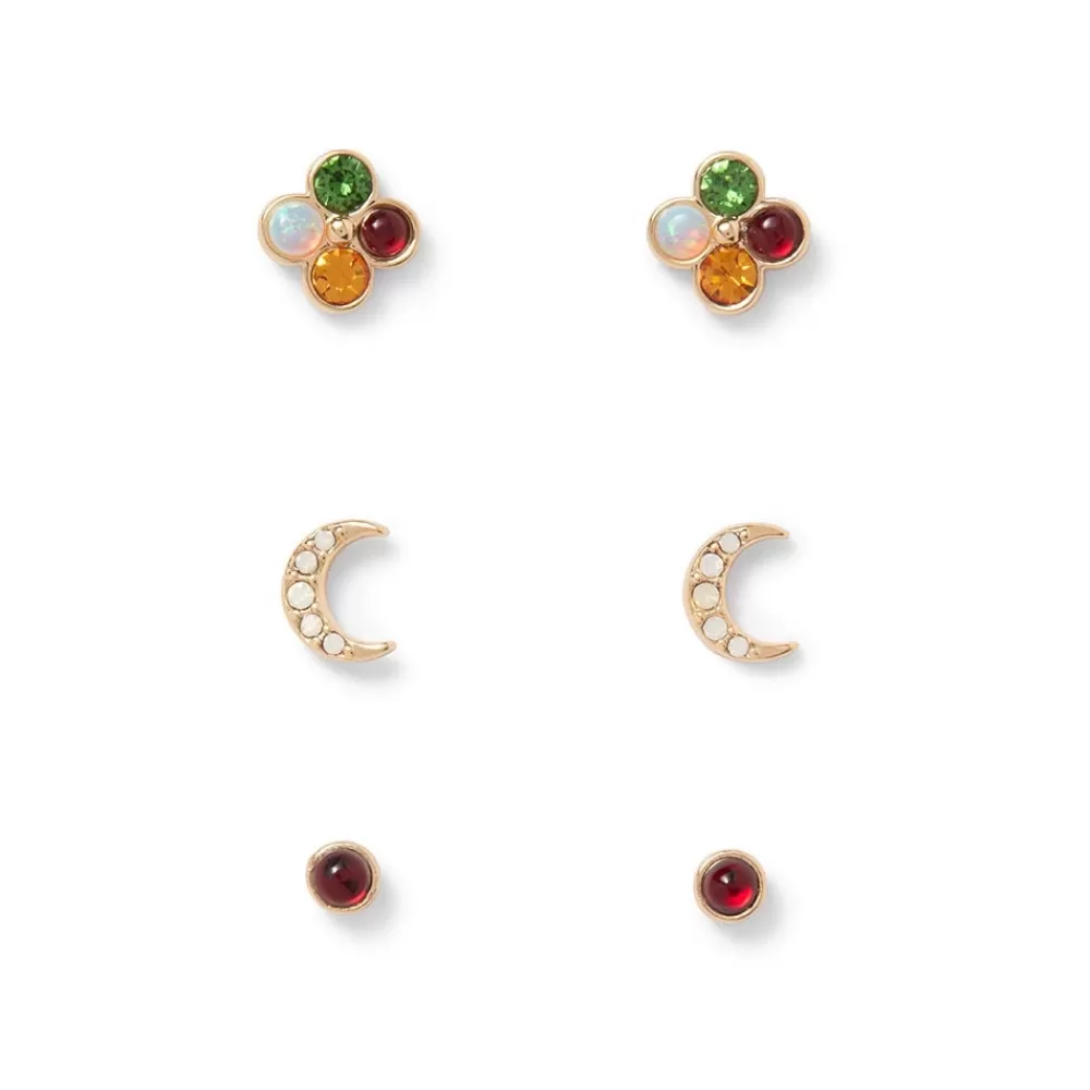 Discount Celestial Symbols Stellar Stud Earrings Set Earrings