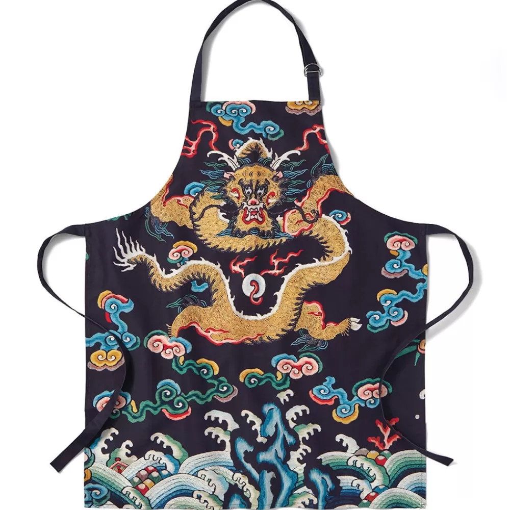 Flash Sale Chinese Dragon Rank Badge Apron Tableware