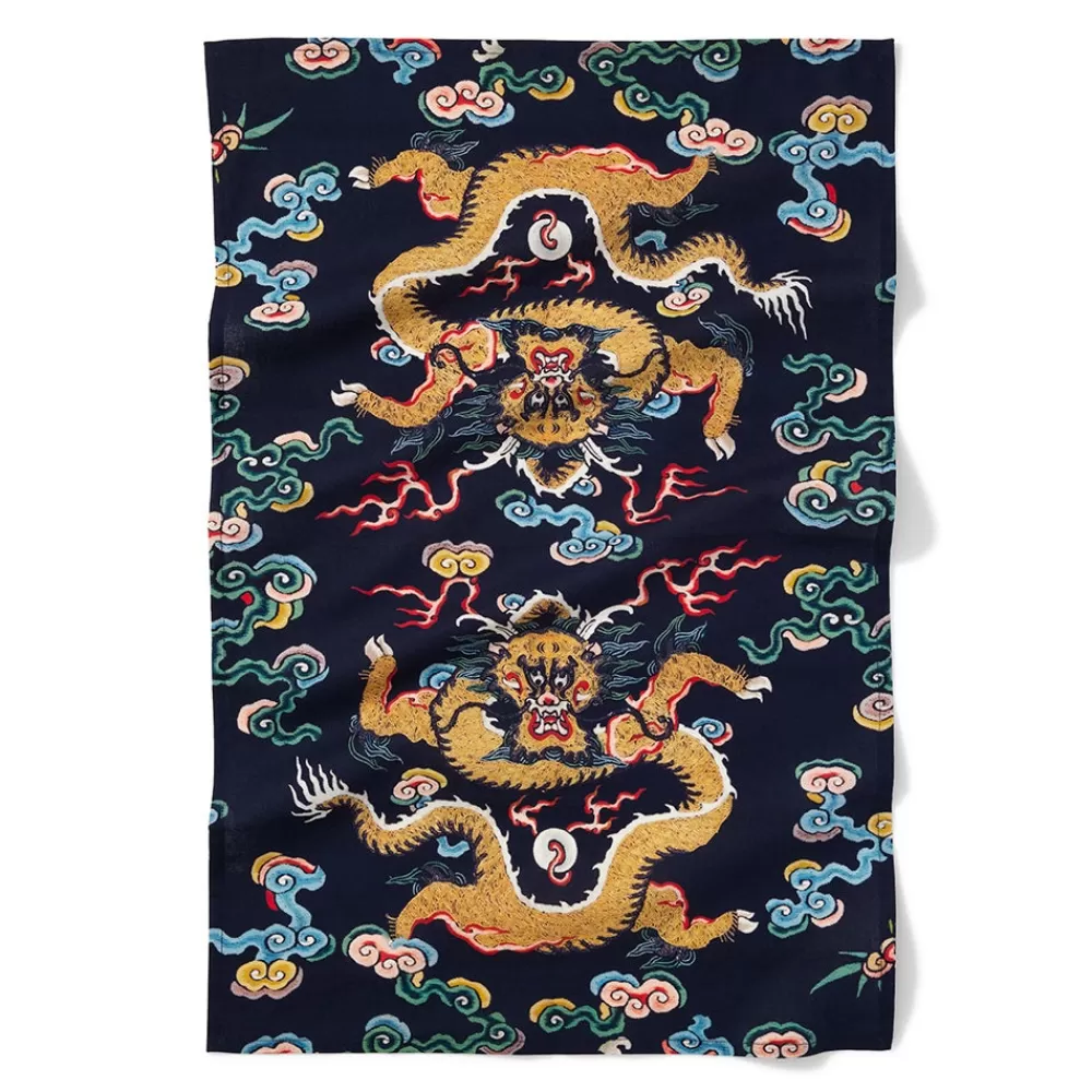 Discount Chinese Dragon Rank Badge Tea Towel Decorative Accents