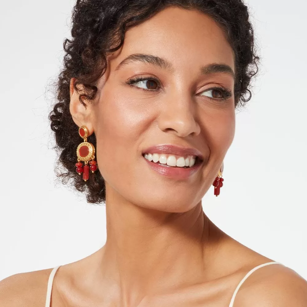 Online Classical Carnelian Chandelier Earrings Earrings