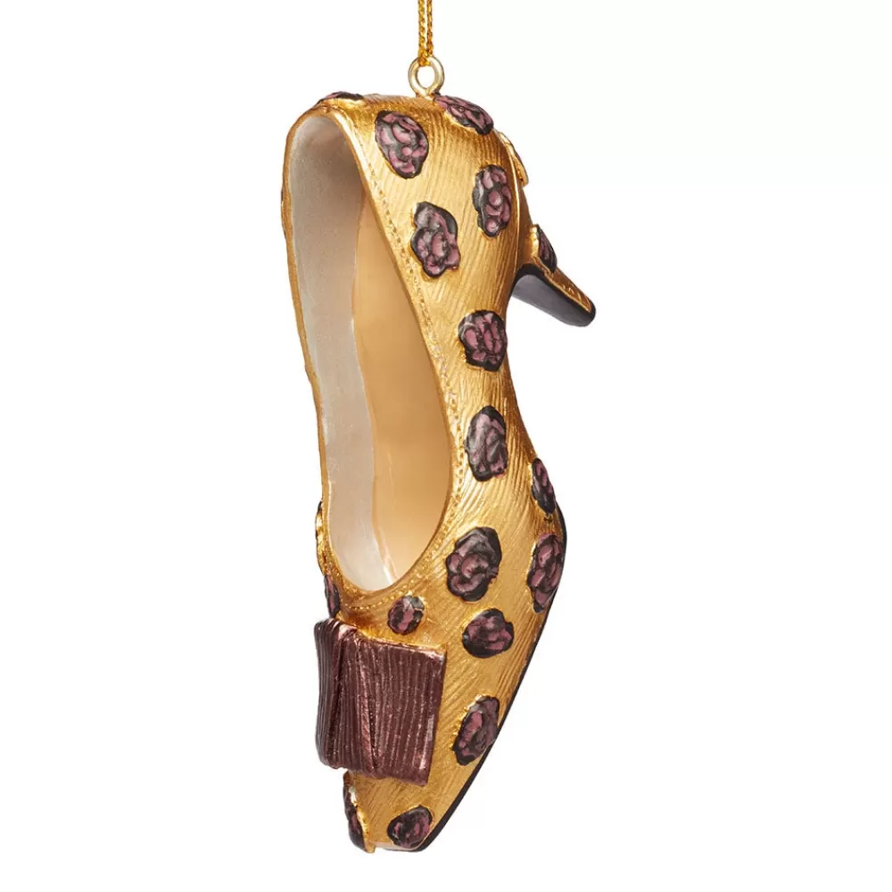 Best Sale Cocoa Rose Pump Shoe Ornament Ornaments