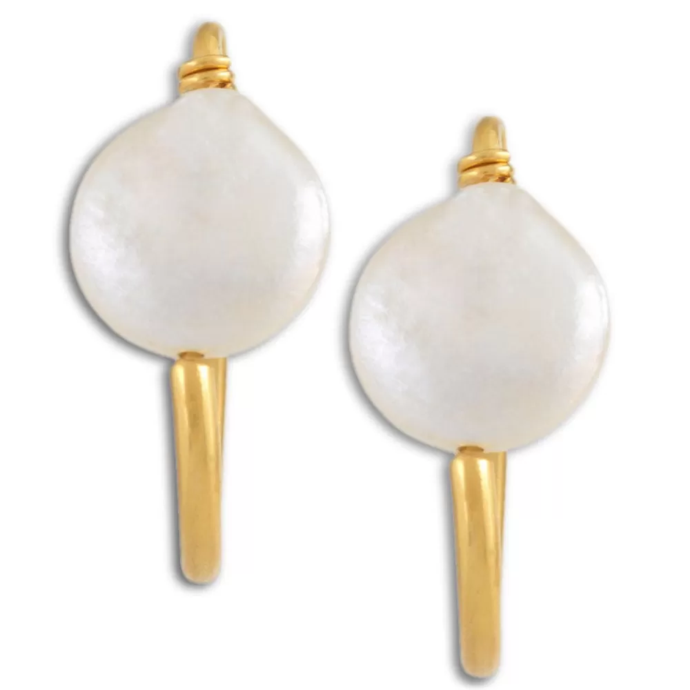 Cheap Coin Pearl Earrings Earrings