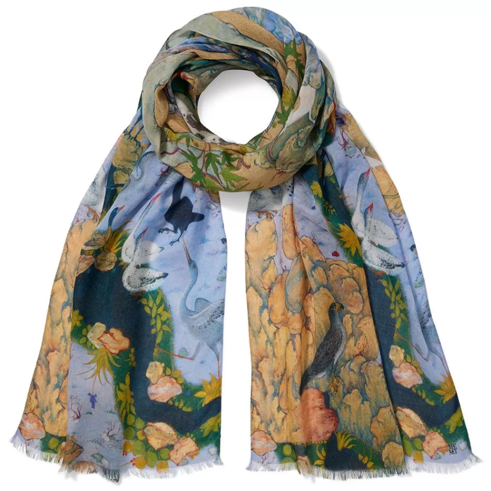 Online Concourse of the Birds Oblong Scarf Scarves & Wraps