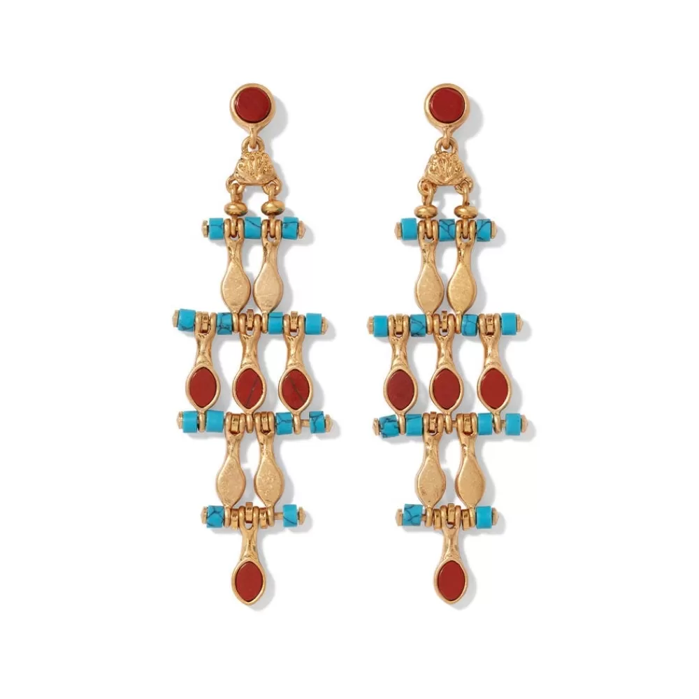 Clearance Egyptian Nefer Amulet Chandelier Earrings Earrings