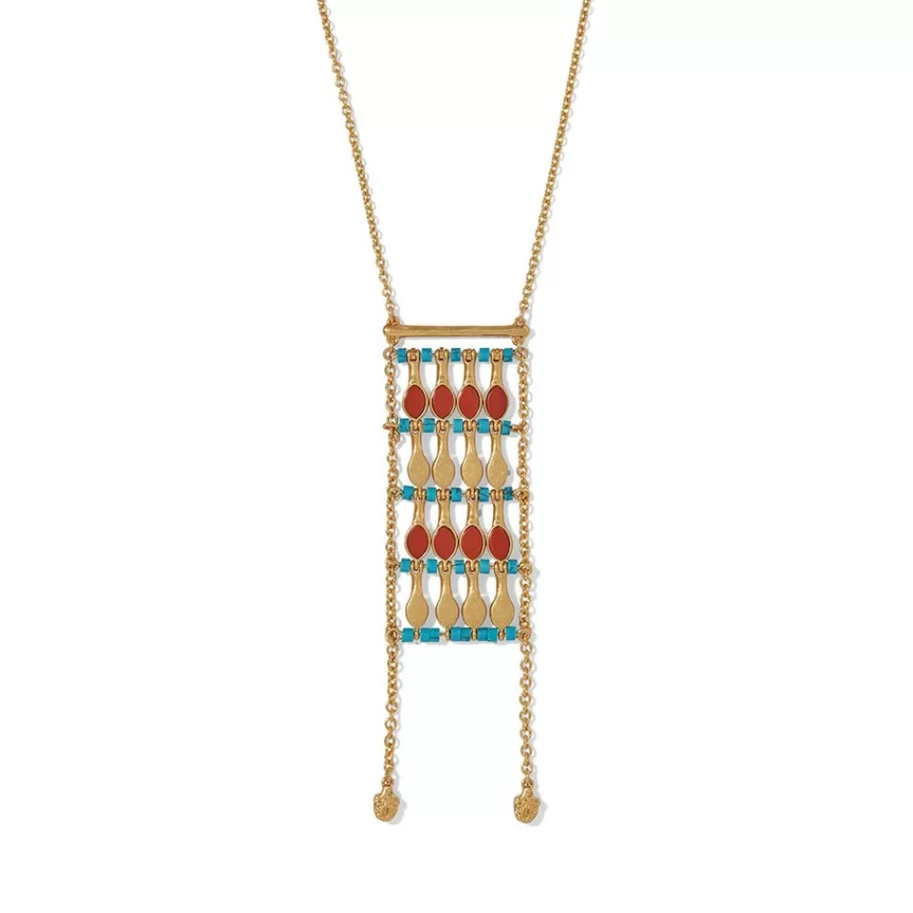 Fashion Egyptian Nefer Amulet Ladder Pendant Necklace Necklaces