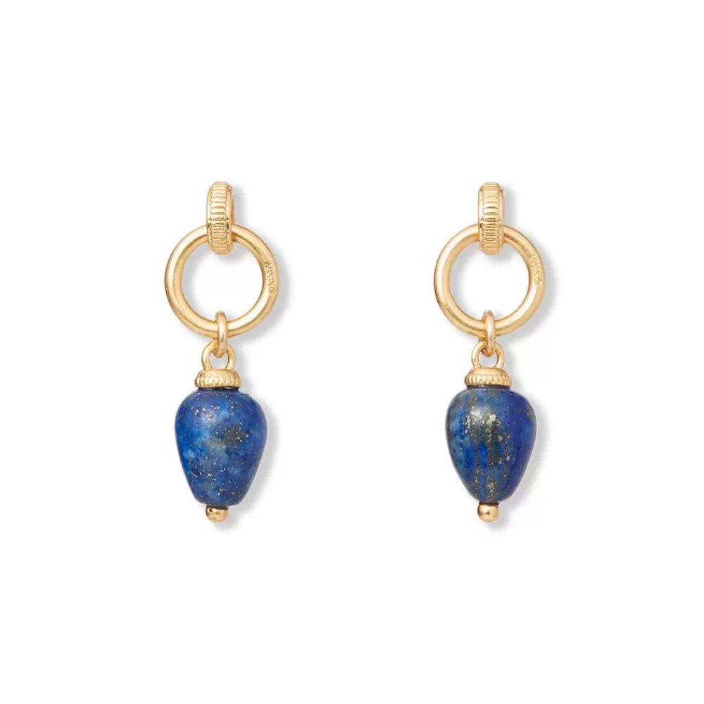 Online Etruscan Lapis Doorknocker Earrings Earrings