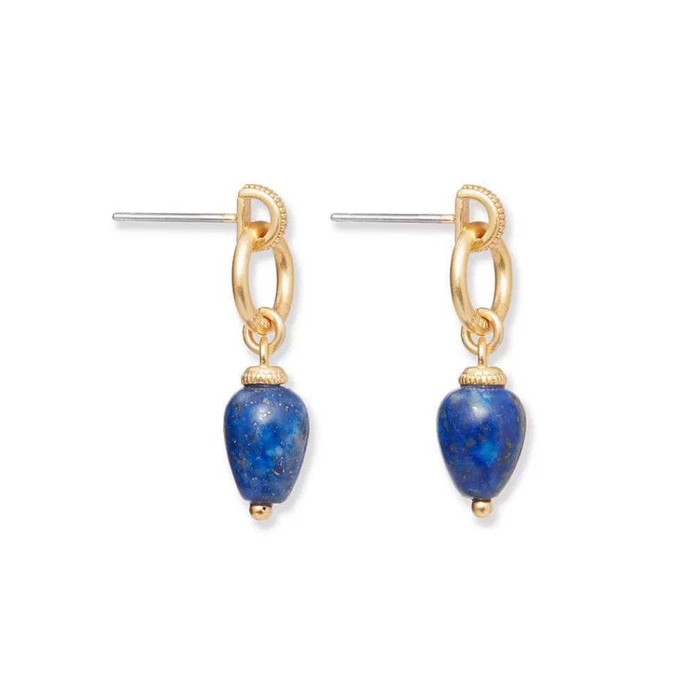 Online Etruscan Lapis Doorknocker Earrings Earrings