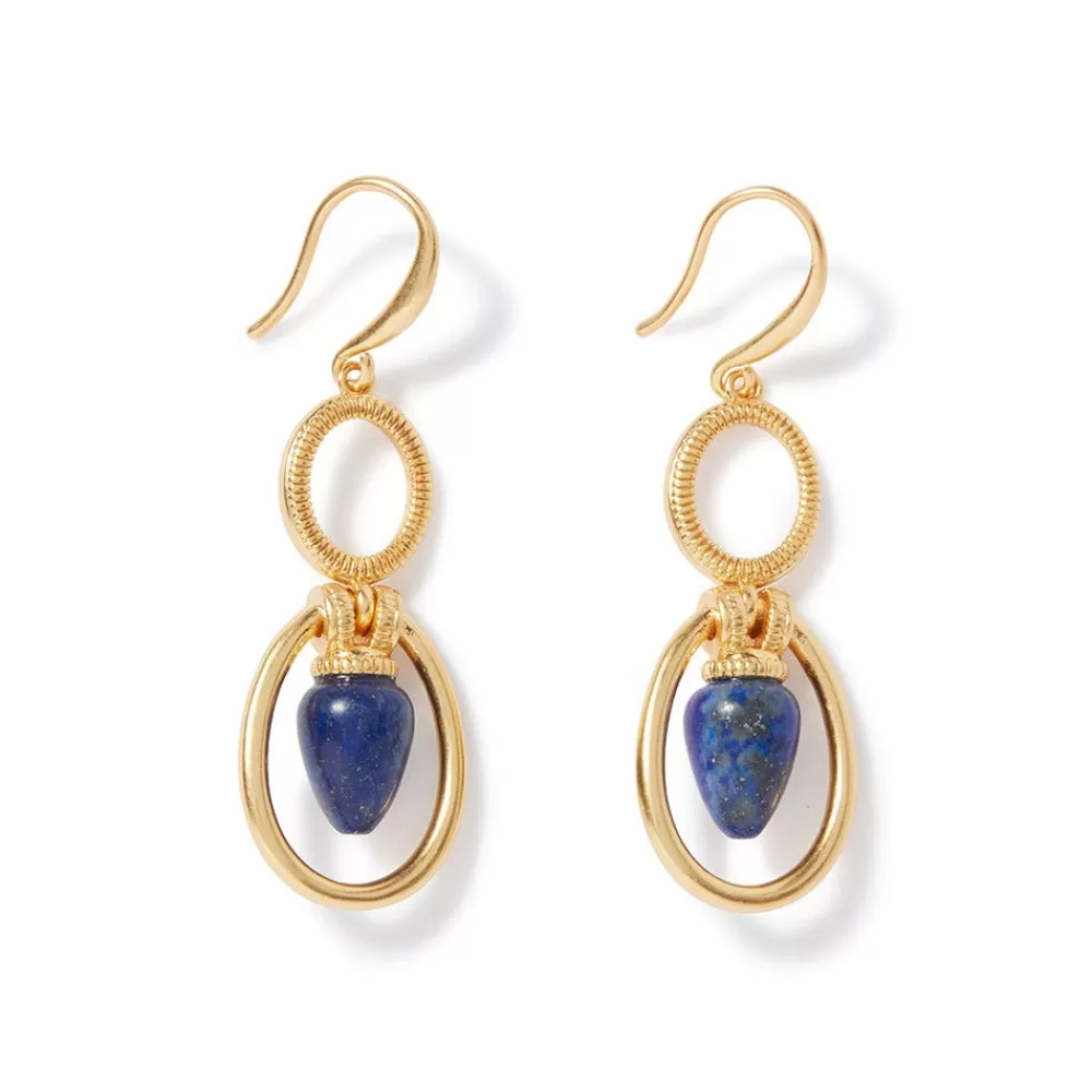 Flash Sale Etruscan Lapis Double-Drop Earrings Earrings