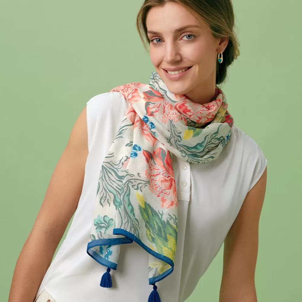 Hot European Floral Shawl Scarves & Wraps