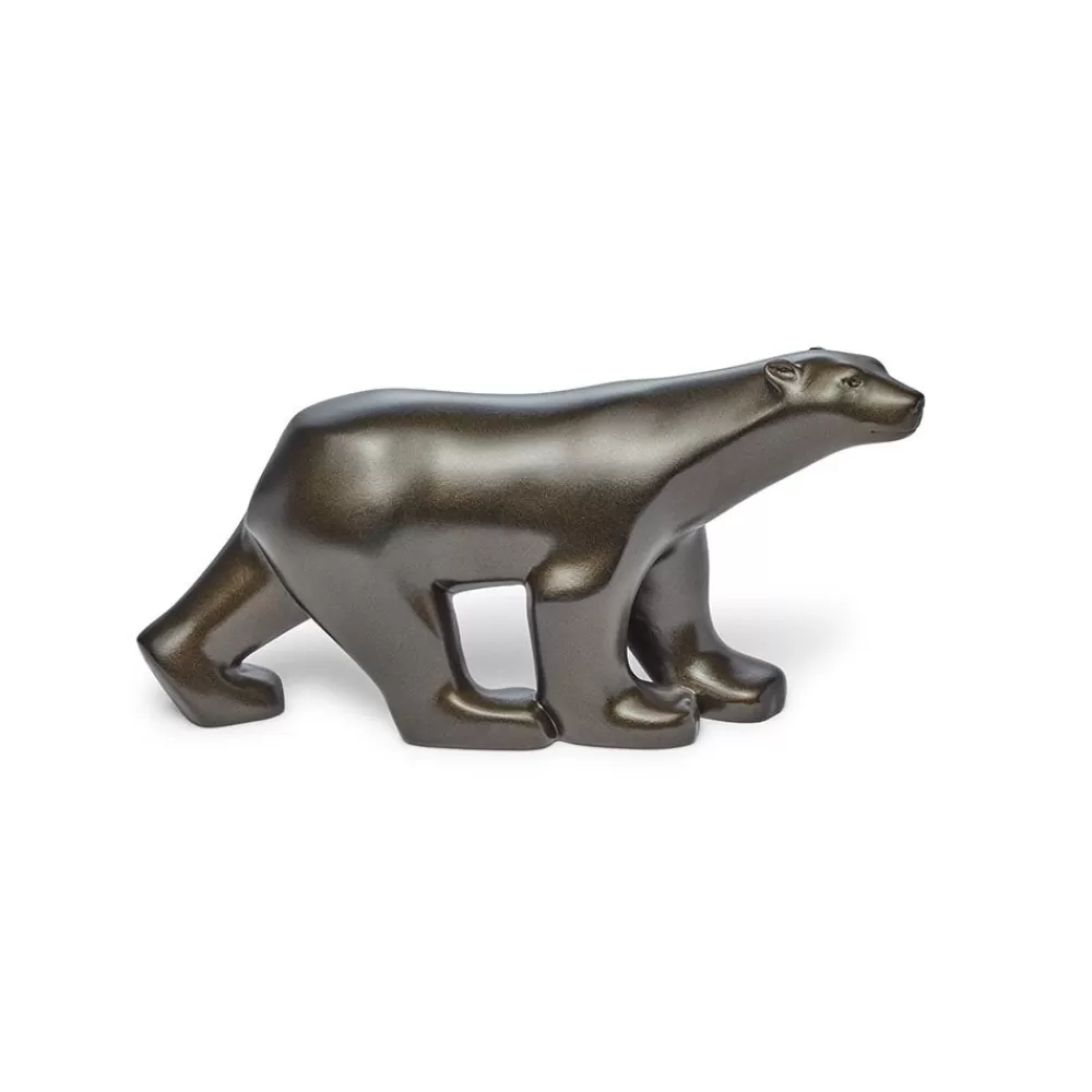 Discount François Pompon: Polar Bear Small Black Sculpture Sculpture