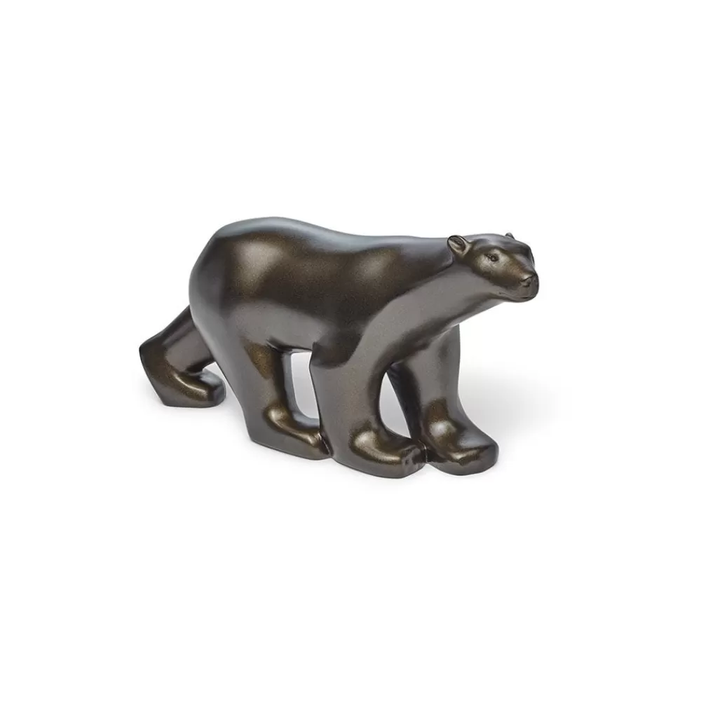 Discount François Pompon: Polar Bear Small Black Sculpture Sculpture