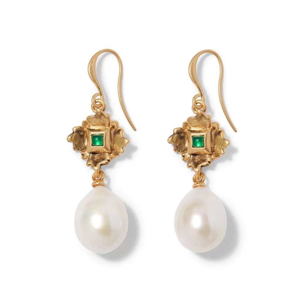 New French Amor Double-Drop Earrings Earrings