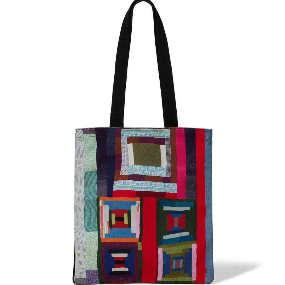 Store Gee's Bend Pettway Quilt Design Tote Bags