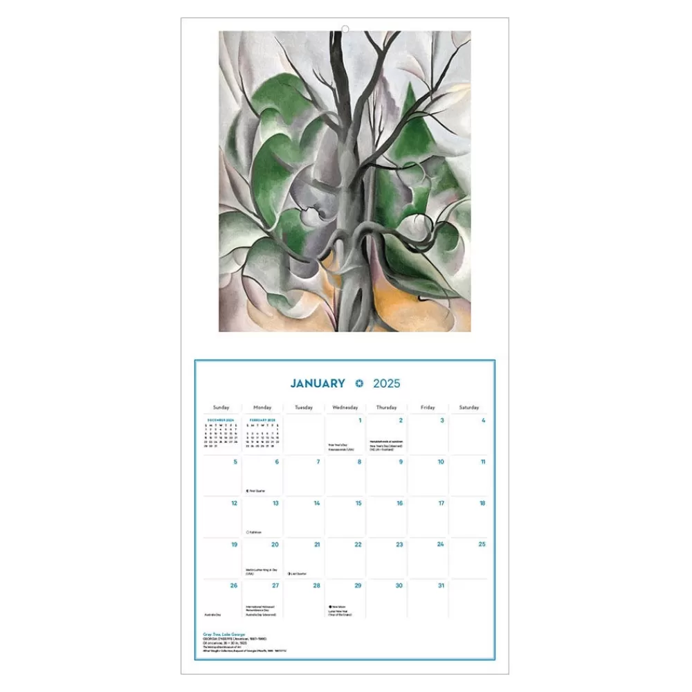 Hot Georgia O'Keeffe Wall Calendar 2025 Calendars