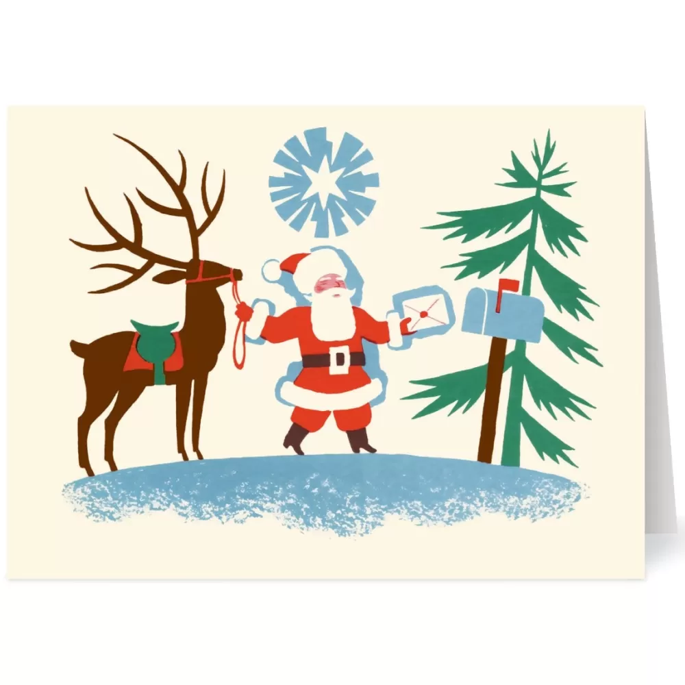 Online Gordon: Santa at Mailbox Holiday Cards Holiday Cards