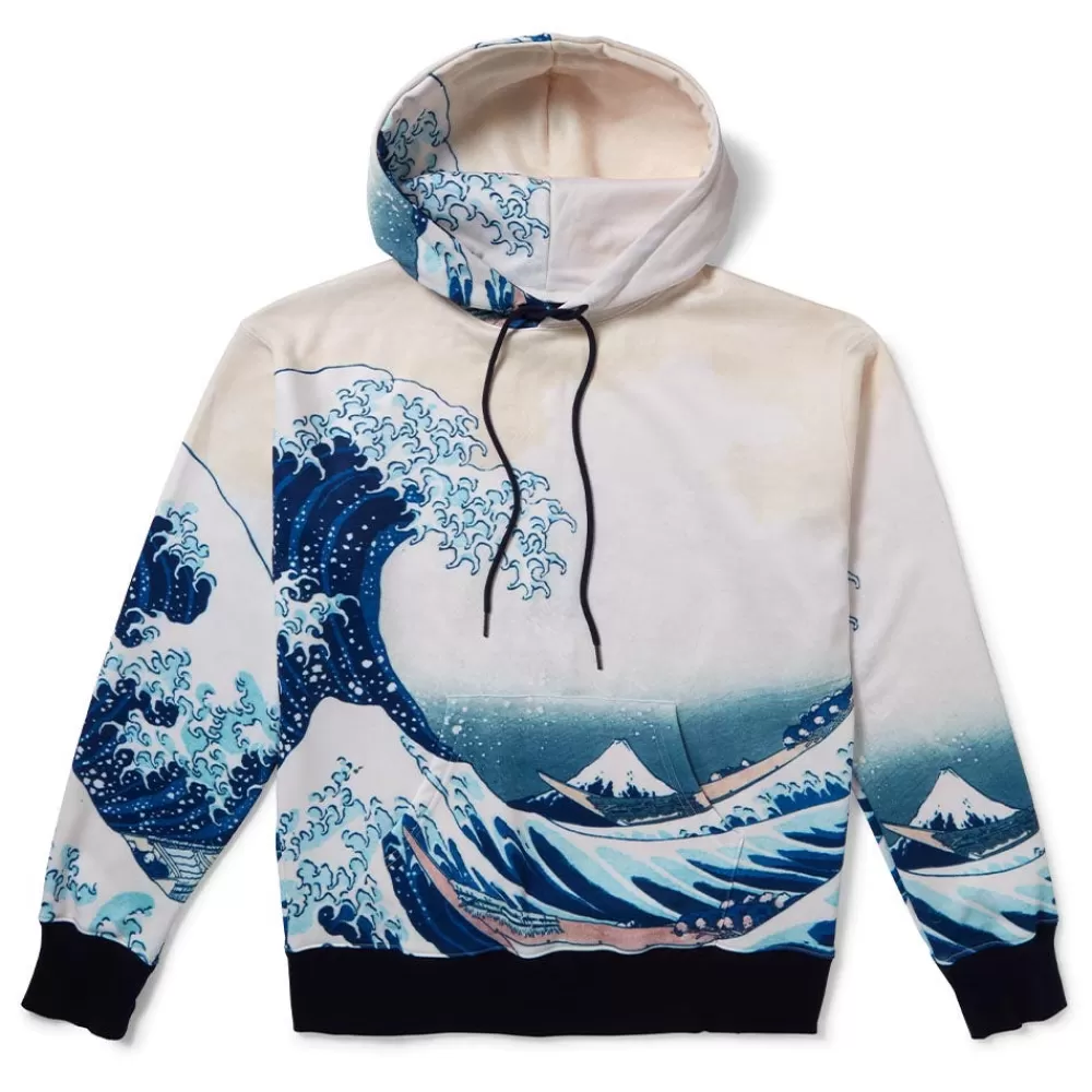 Hot Hokusai Great Wave All-Over Print Unisex Hoodie Clothing