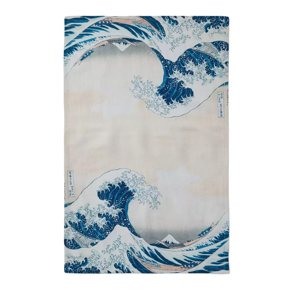 Fashion Hokusai Great Wave Tea Towel Decorative Accents