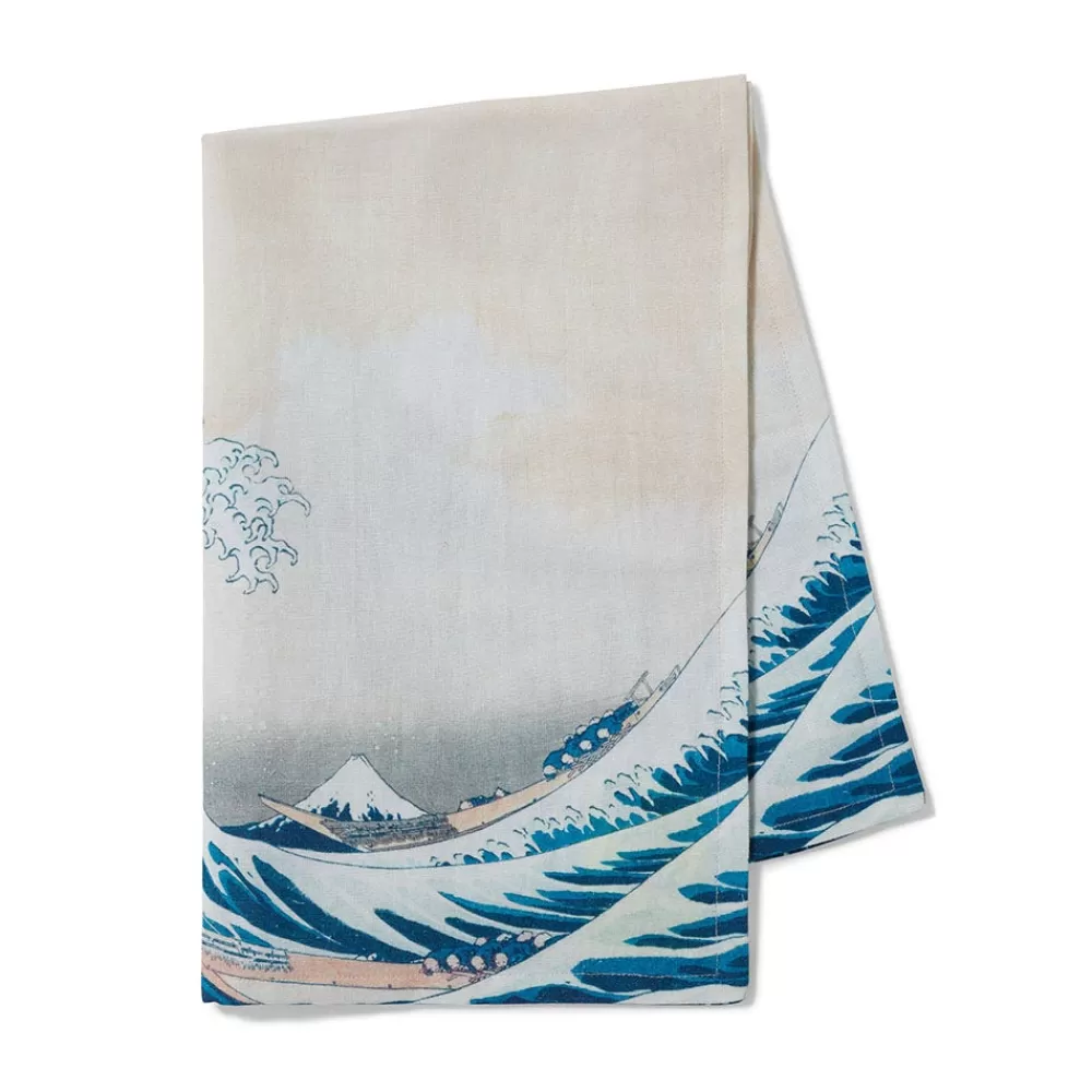 Fashion Hokusai Great Wave Tea Towel Decorative Accents