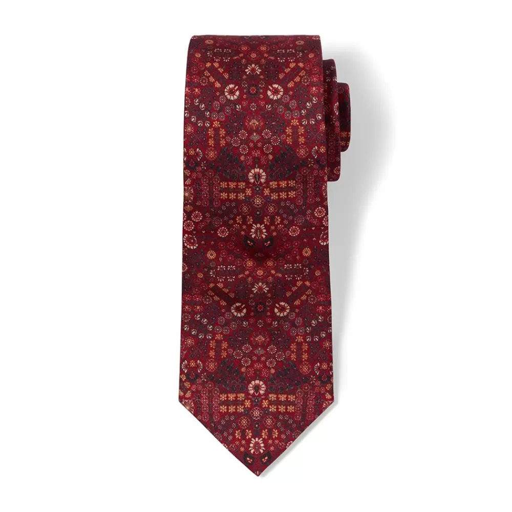 Clearance Indian Millefleurs Silk Necktie Small Accessories