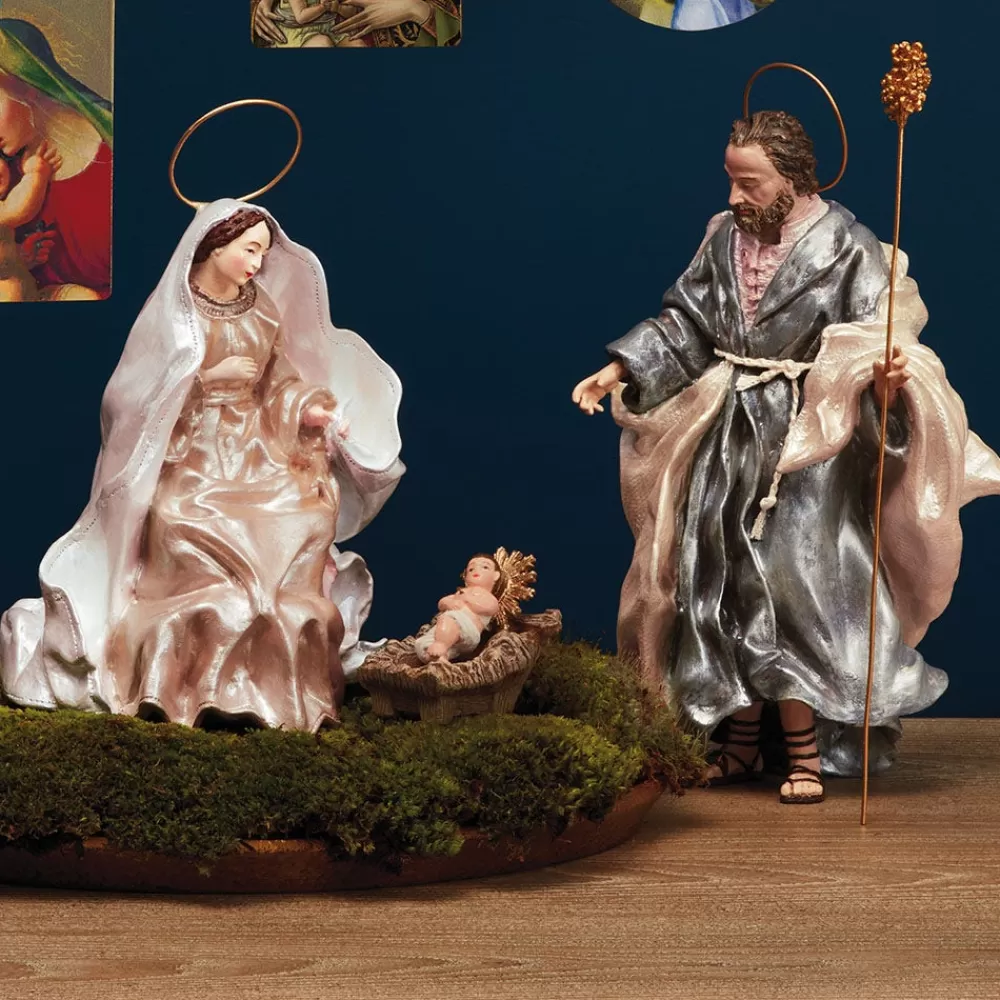 Fashion Italian Crèche Holy Family Figurine Set Ornaments