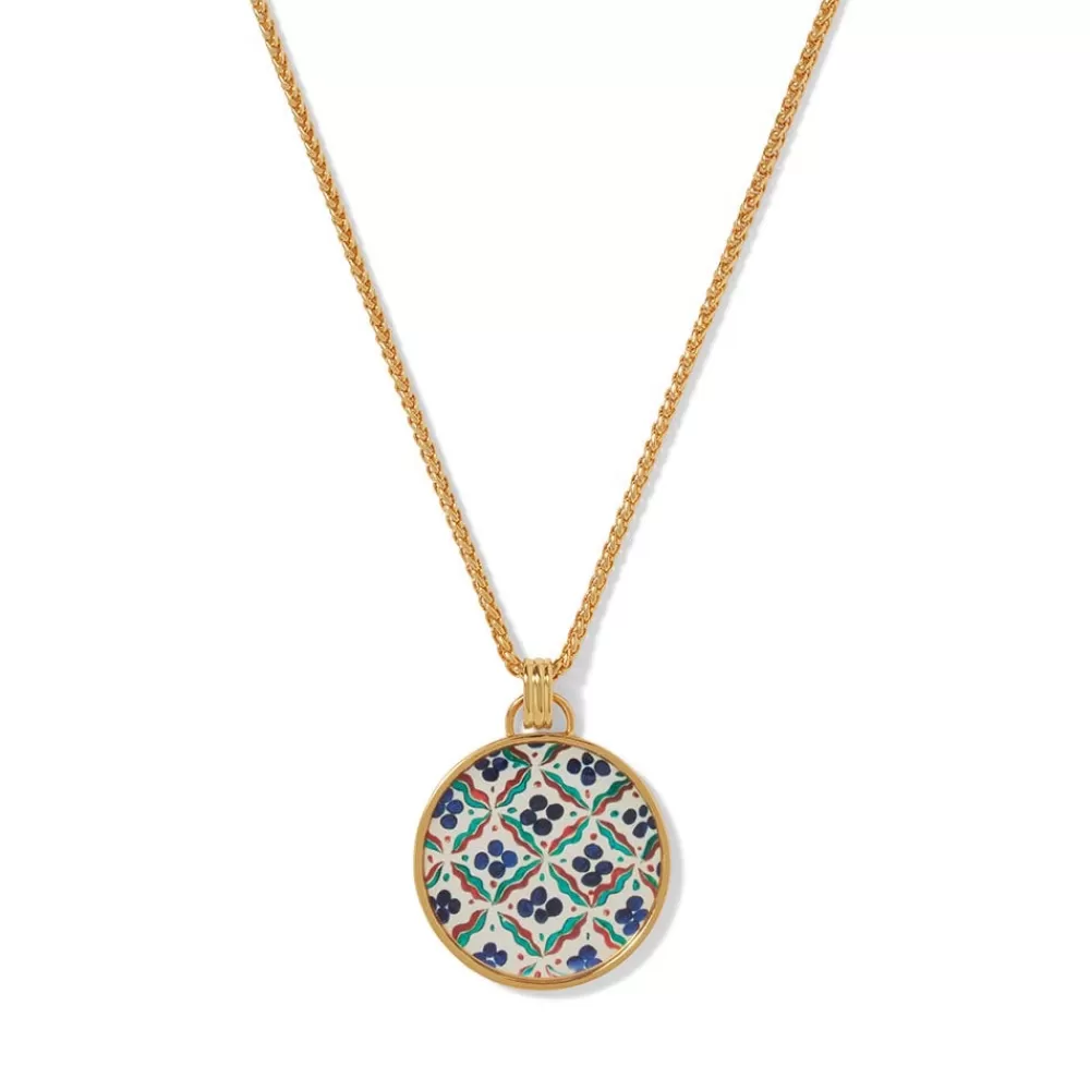 Best Iznik Cintamani Enamel Pendant Necklace Necklaces