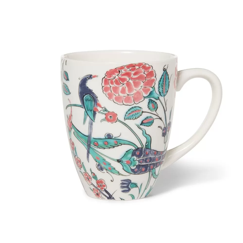 Best Iznik Garden Covered Mug with Tea Infuser Tableware