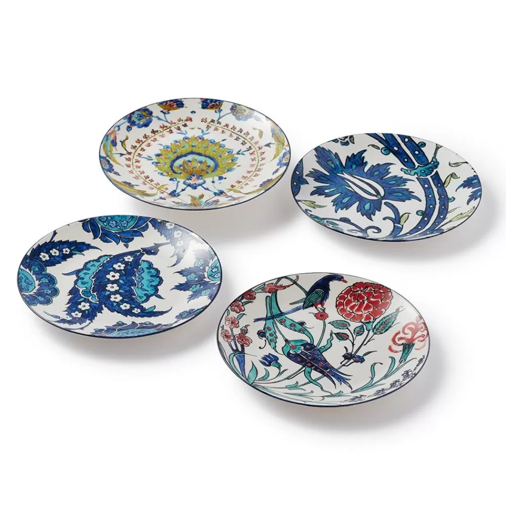 Outlet Iznik Garden Side Plate Set Tableware