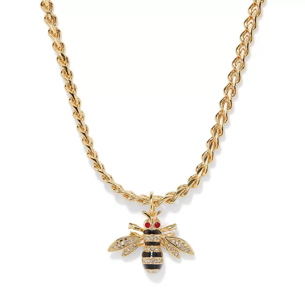 Cheap Jeweled Bee Pendant Necklace Necklaces