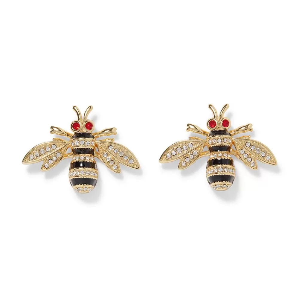 Best Jeweled Bee Stud Earrings Earrings