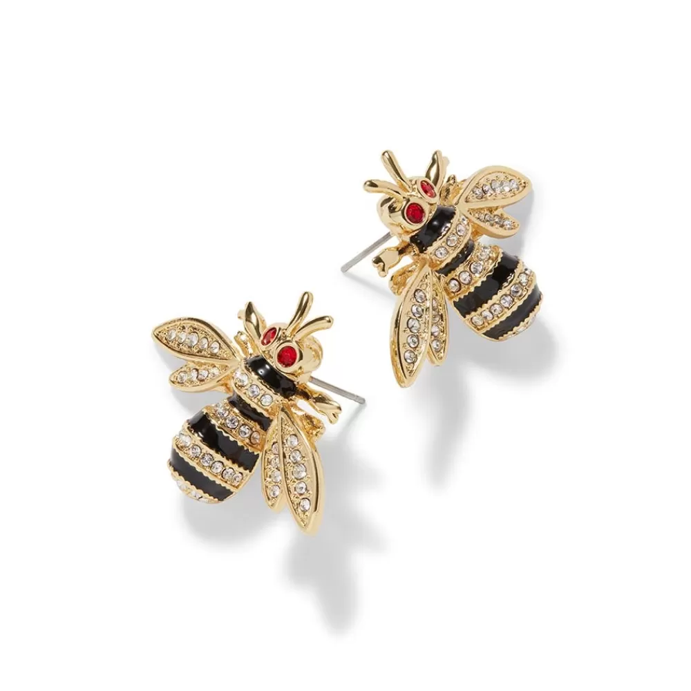 Best Jeweled Bee Stud Earrings Earrings