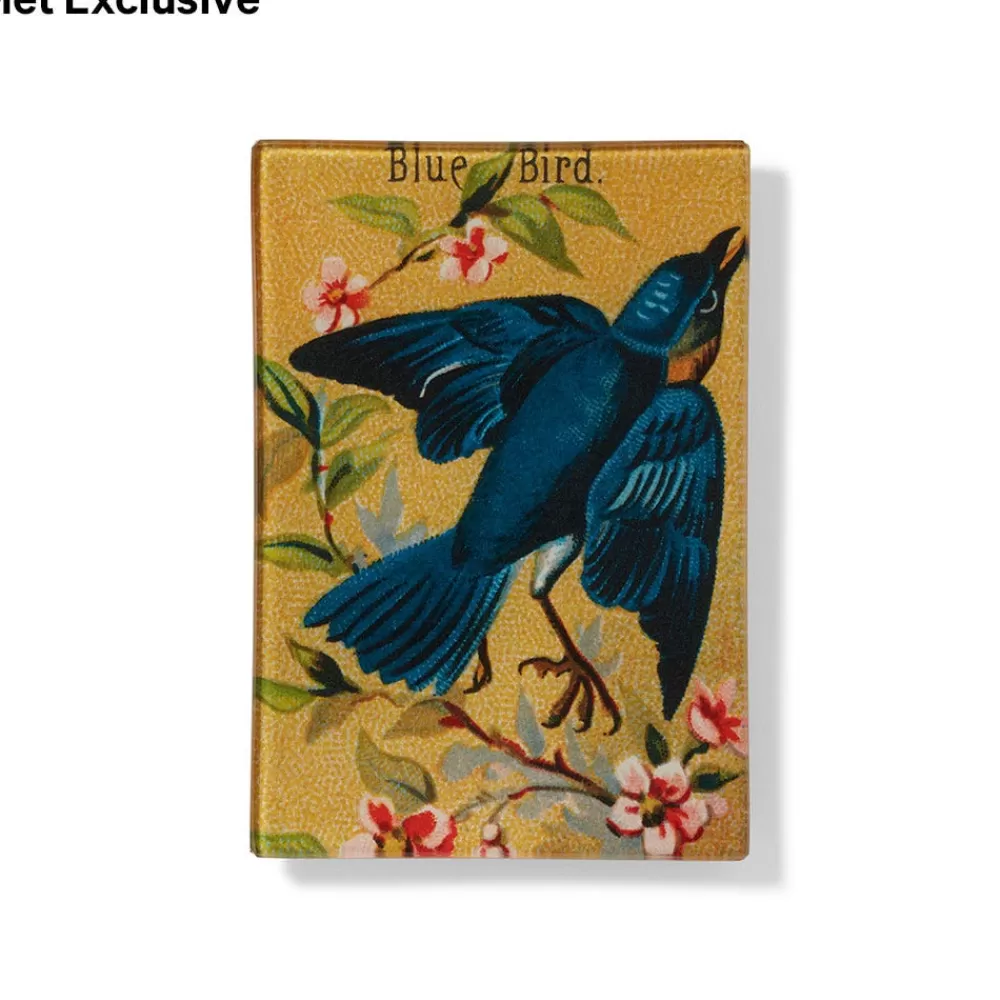 Store John Derian Bluebird Mini Decoupage Tray Decorative Accents