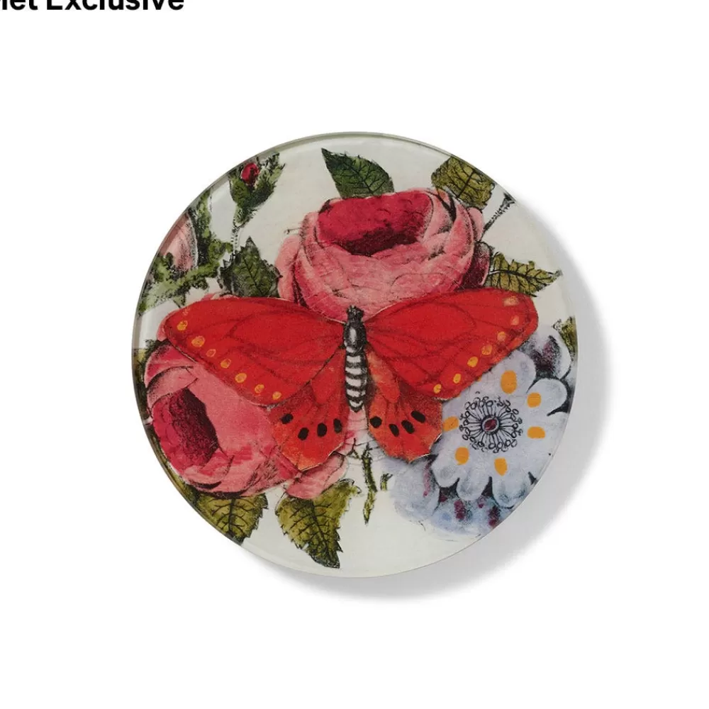 Fashion John Derian Valentine Decoupage Plate Decorative Accents