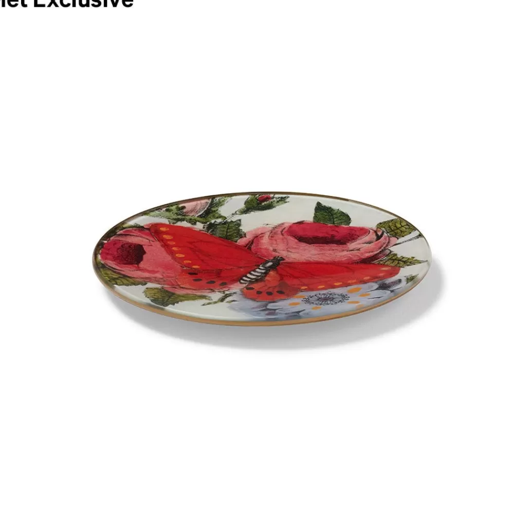 Fashion John Derian Valentine Decoupage Plate Decorative Accents