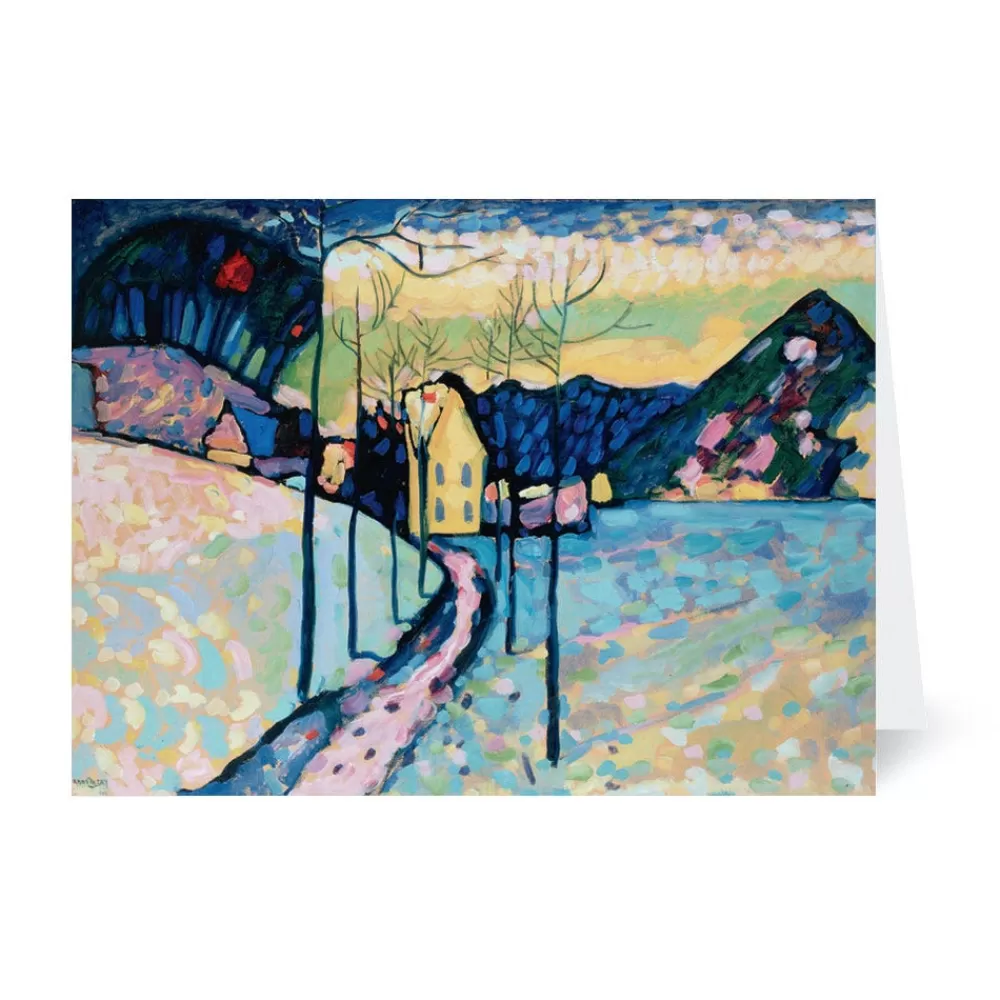 Cheap Kandinsky: Winter Landscape Holiday Cards Holiday Cards