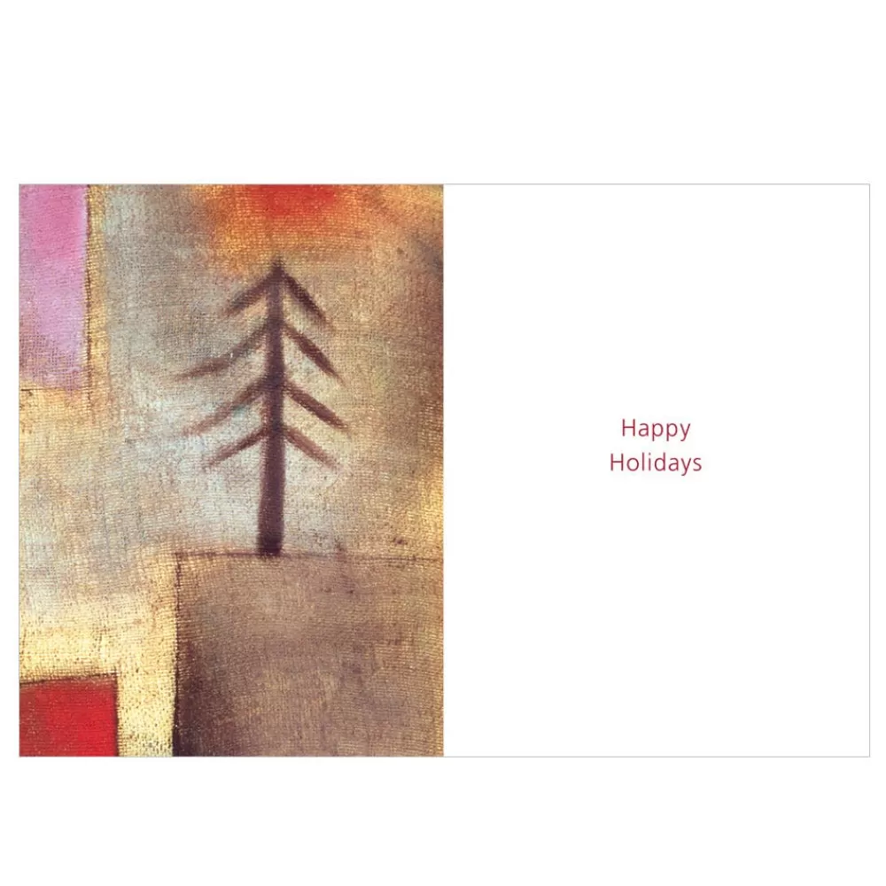 Sale Klee: Little Painting with Pine Tree Holiday Cards Holiday Cards