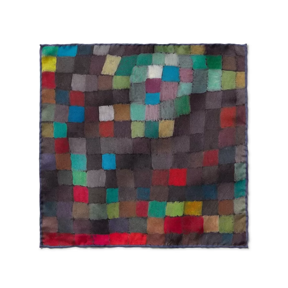 Discount Klee May Picture Silk Pocket Square Small Accessories