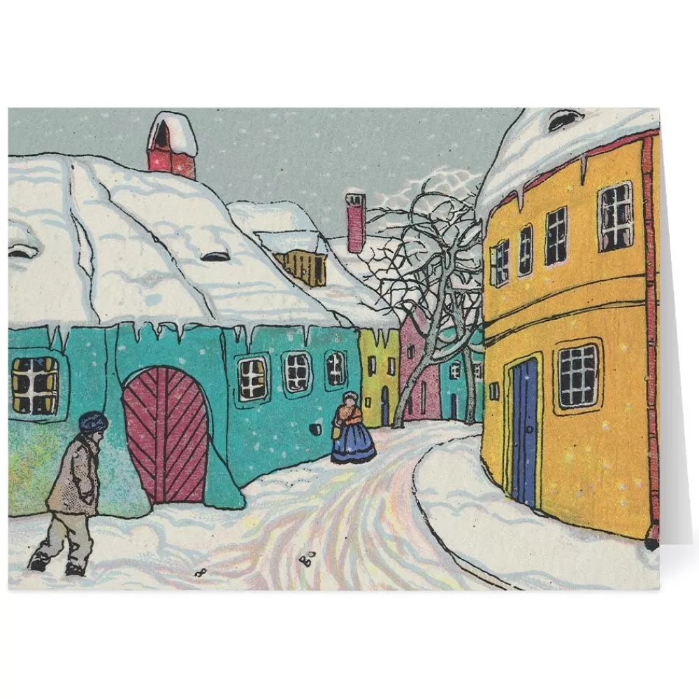 Discount Krenek: Houses in the Snow Holiday Cards Holiday Cards