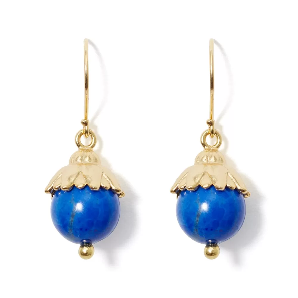 Best Sale Lotus Bead Drop Earrings Earrings