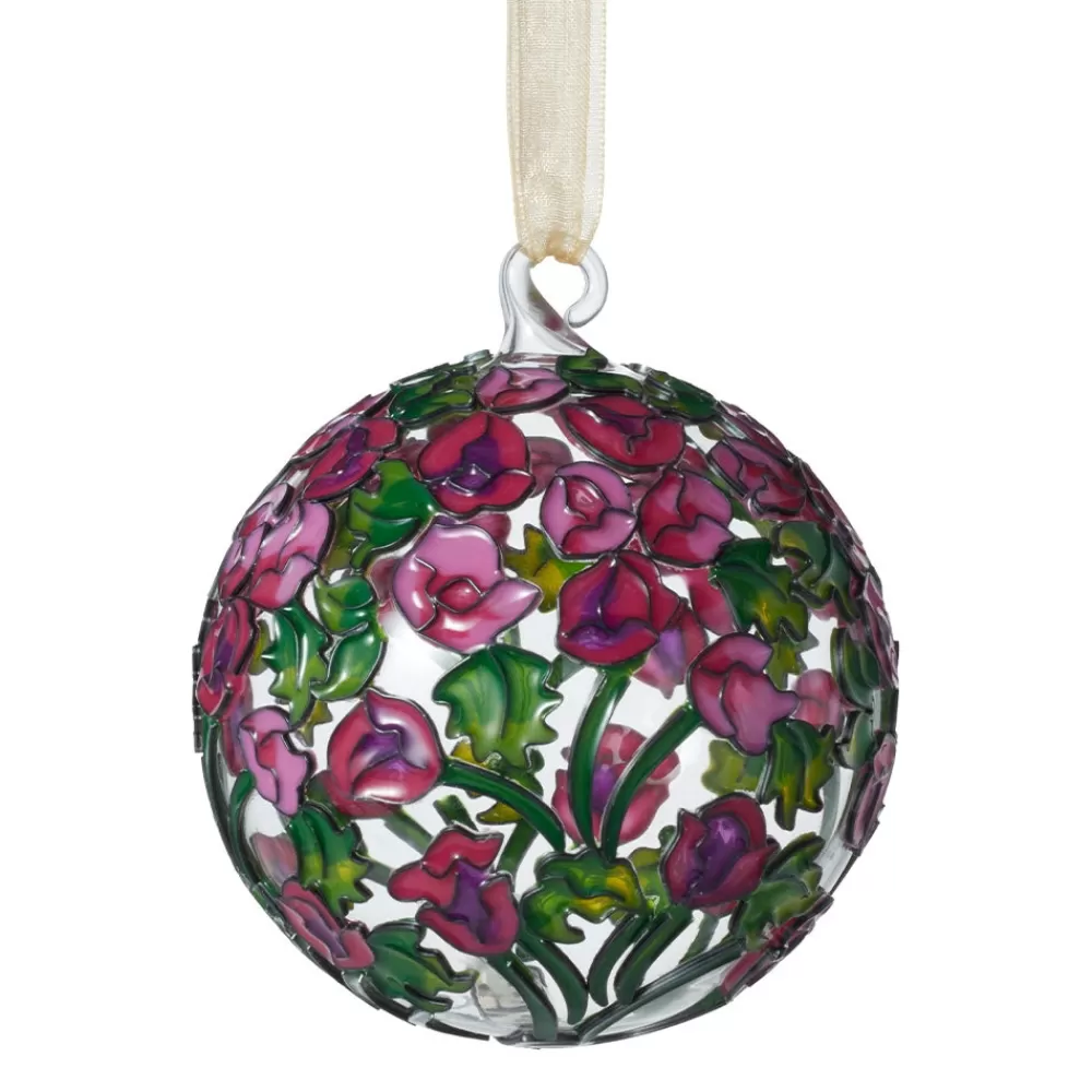 Hot Louis C. Tiffany Hollyhocks Cloisonné Ornament Ornaments