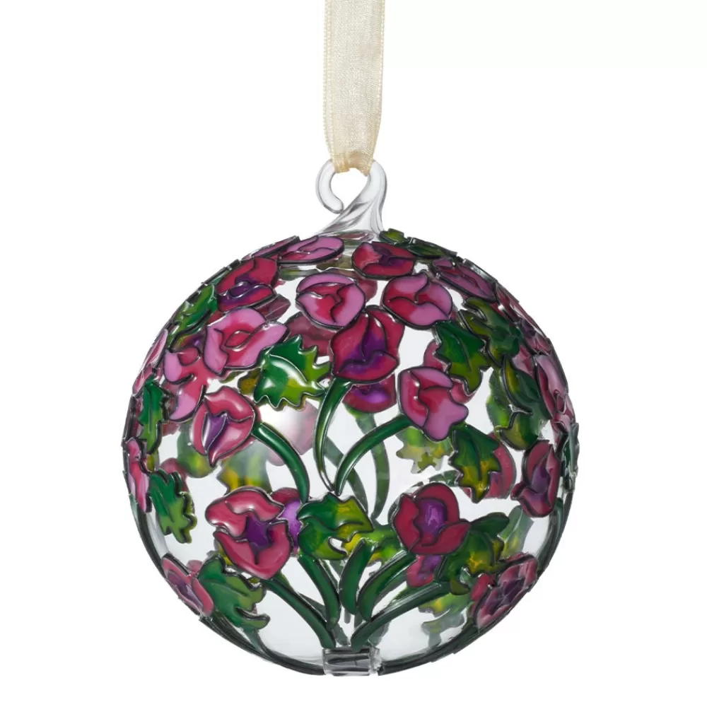 Hot Louis C. Tiffany Hollyhocks Cloisonné Ornament Ornaments